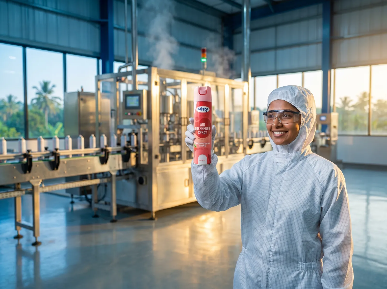 Aerosol manufacturing facility