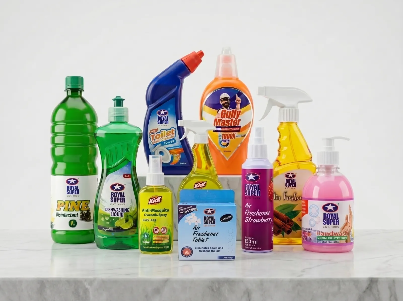 Household cleaning products