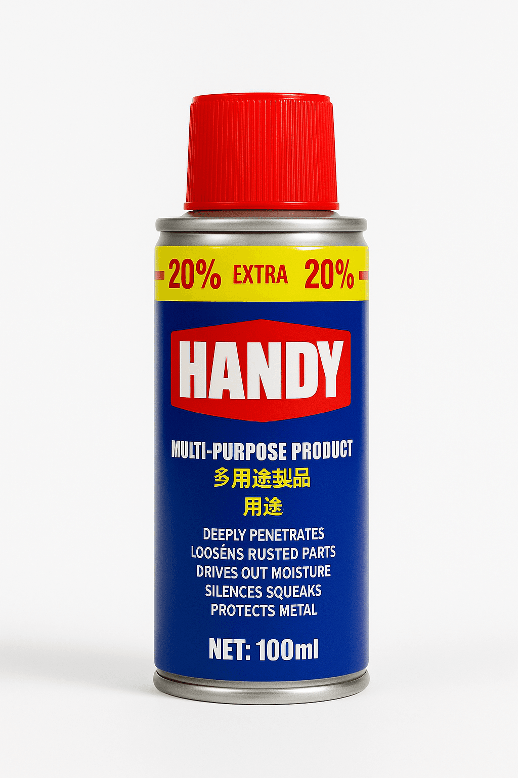 Handy multi-purpose lubricant spray